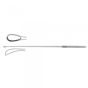 Luer-Koerte Gall Stone Scoop Fig. 3 Stainless Steel, 32 cm - 12 1/2" Scoop Size 8.0 mm